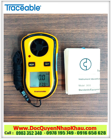 Traceable@ 3655; Phong kế đo Vận tốc gió/ Lưu lượng khí _Traceable 3650 Micro-Anemometer/Therm |HÀNG CÓ SẲN